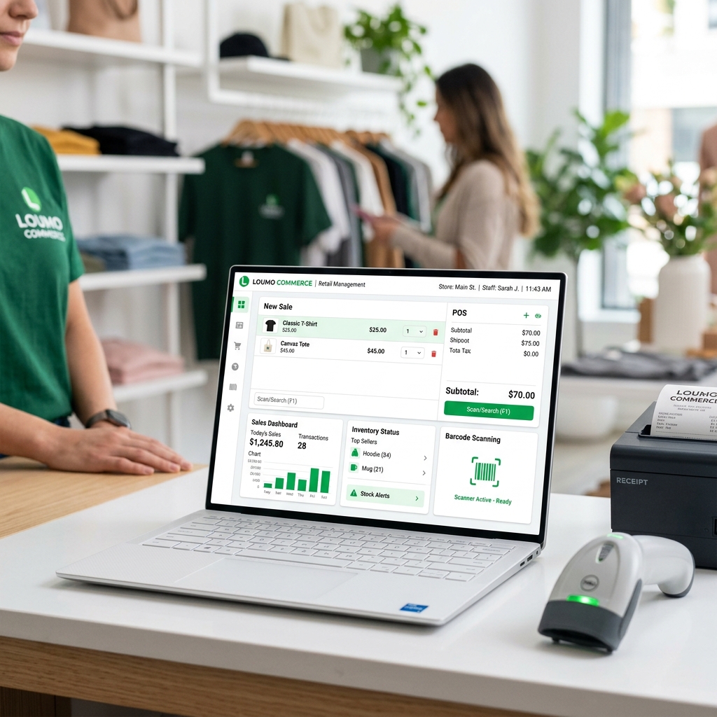 Interface Logiciel de Caisse Loumo